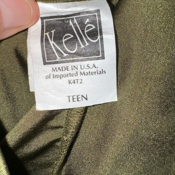 The Lineup Two Piece Dance Costume Teen Size 16 Velvet Crop Top and Pants - Picture 14 of 16